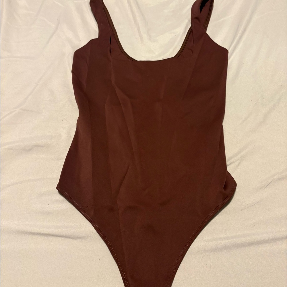 Good American Espresso Bodysuit